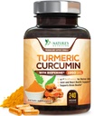 Turmeric Curcumin Supplement - 95% Curcuminoids with Organic Turmeric & BioPerine Black Pepper for Best Absorption - Daily Joint & Immune Health Support, Vegan, Non-GMO, Bottled in USA - 240 Capsules