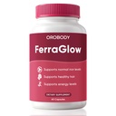 Daily Iron Supplement for Women - with Iron Bisglycinate, Lactoferrin, Vitamin C & B12, Supports Energy, Hair & Skin Wellness, Gentle Non-Constipating Formula - 60 Capsules (1)