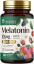 Melatonin 10mg Per Serving - Fast Dissolve Sleep Support Supplements for Adults - Extra Strength Melatonin Tablets for Restful Sleep Support, Strawberry Flavor, Vegetarian - Bottled in USA - 240 Count
