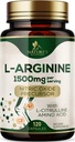 L-Arginine Extra Strength Supplement with L-Citrulline - Muscle Supporting Natural Nitric Oxide Precursor Booster - Heart Health Support - Amino Acid Energy Blend for Men, USA Bottled - 120 Capsules