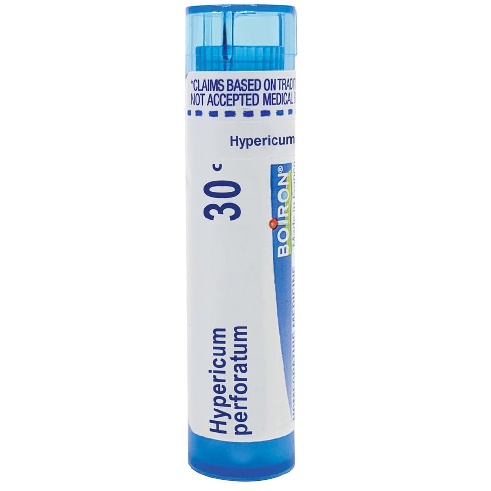 Boiron Arnica Montana 30C Pain Relief, 80 Count & Hypericum Perforatum 30C Nerve Pain Relief, 80 Pellets