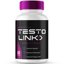Testo Link Capsules, Official TestoLink Supplement Pills - Maximum Strength, All Natural Formula for Energy, Stamina and Performance, Premium Testo Link Health Pills Reviews (60 Capsules)