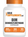 BulkSupplements.com DIM Capsules - Diindolylmethane, DIM Supplement for Men & Women - Gluten Free, 2 Capsules per Serving, 360 Count (Pack of 1)