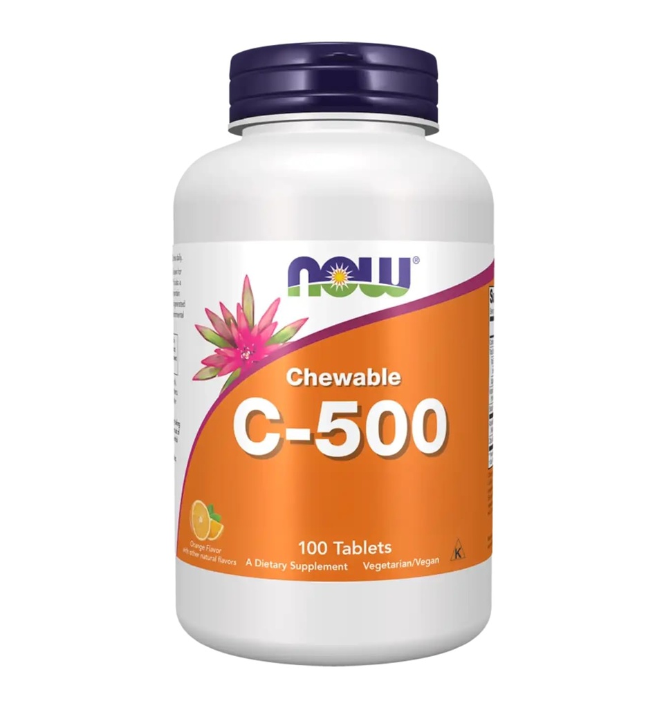 Vitamin C-500 Chewable Orange 100 Chewable Tablets