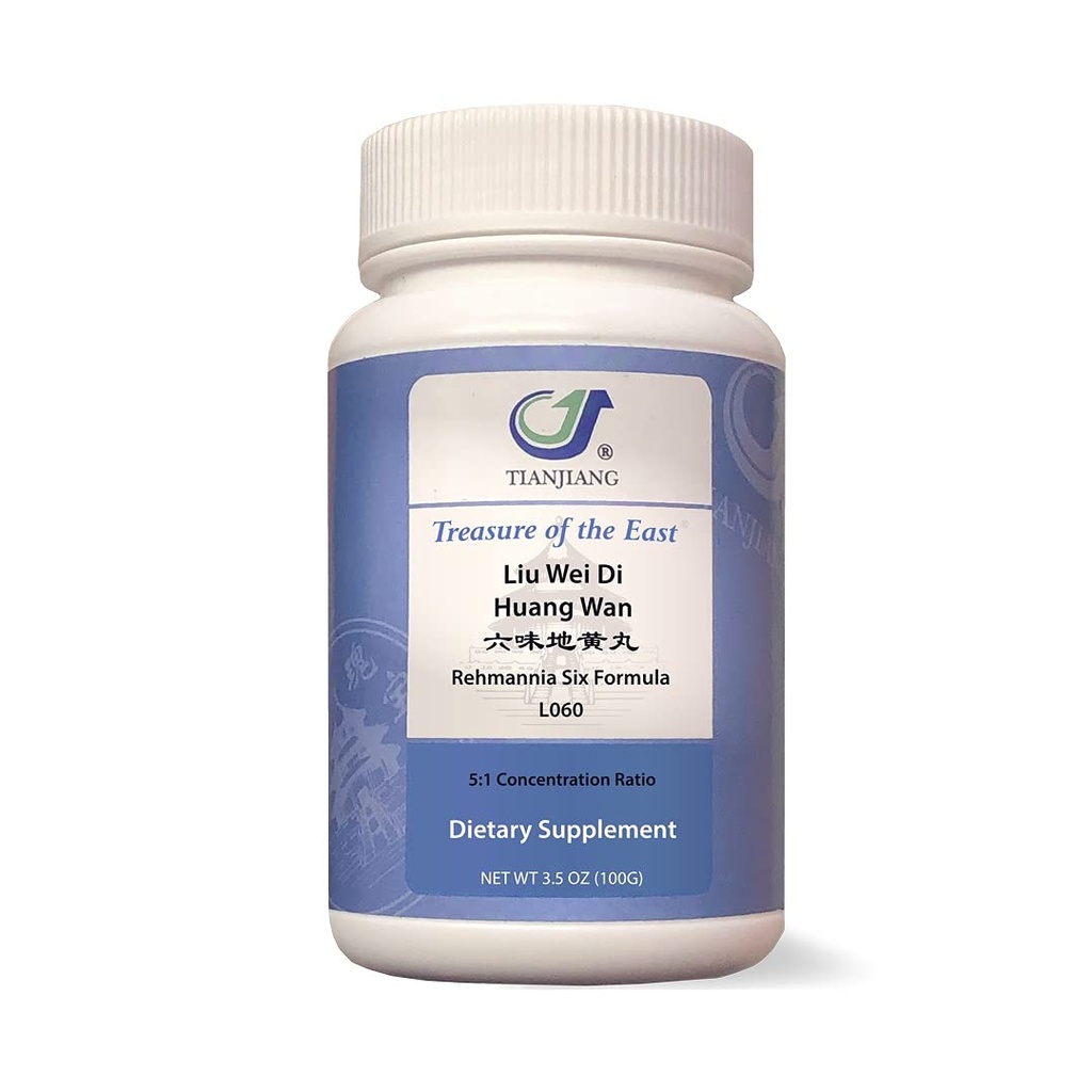 Treasure of The East, Rehmannia Six Formula - Liu Wei Di Huang Wan (5:1 Herbal Concentrated Extract Granules, 100g)