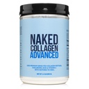 NAKED Collagen Advanced - Peptides Protein Powder, Hyaluronic Acid, Vitamin C, Pasture-Raised, Grass-Fed Hydrolyzed Collagen Supplement, Paleo Friendly, Non-GMO, Keto, Gluten Free, 1.3LB