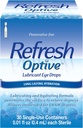 Refresh Optive Lubricant Eye Drops, 30 Single-Use containers Per Box (Pack of 5)