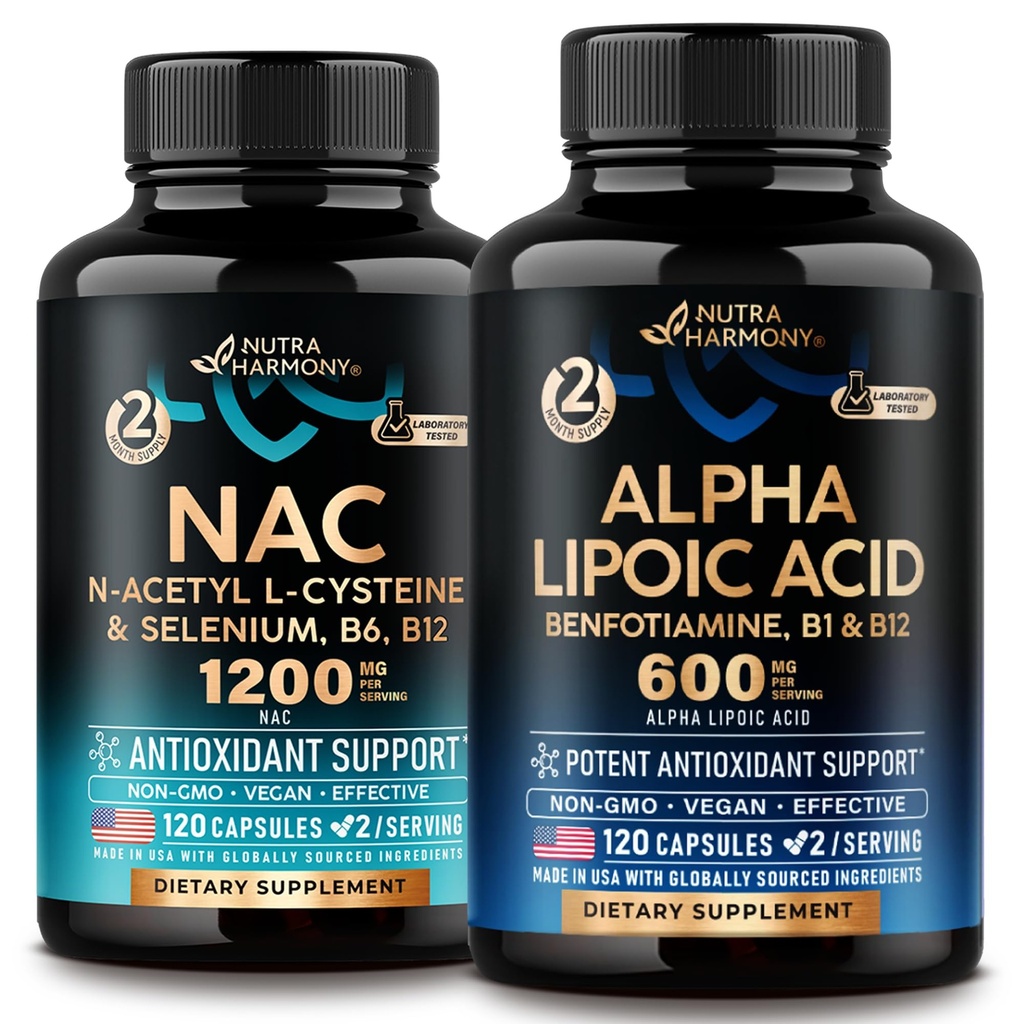 NUTRAHARMONY NAC & Alpha Lipoic Acid Capsules