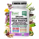 Glutathione NAC Milk Thistle Supplement | Liver Health Support | 32-in-1 Herbal Antioxidant Formula with Chanca Piedra, Turmeric, Dandelion Root, Beet Root & Zinc | Halal Vegan Organic Daily Wellness