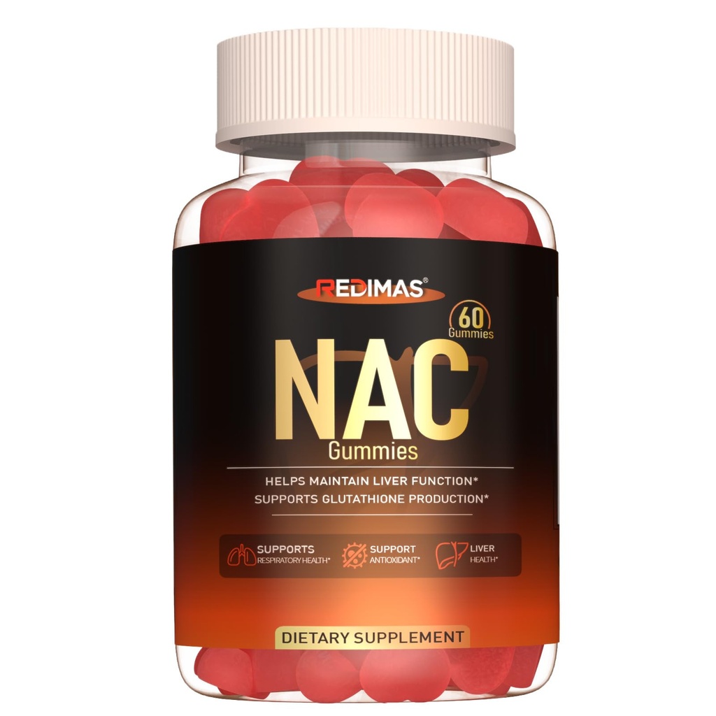 N-Acetyl Cysteine Chewable Gummies, Berry Flavor, 60 Count