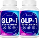 GLP-1 Suplemento, con naturalmente GLP1 Suplemento Probiótico para Hombres, Hops & Green Tea Extract, GLP 1 Suplementos para Gut, Energía, GLP-1 &amp; Salud general - 120 cápsulas