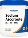 Nutricost Sodium Ascorbate Powder (1 LB) Unflavored - 2 Grams per Serving, Vegan, GMO-Free, Gluten-Free