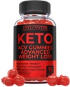 Atlantis Nutrition Keto ACV Gummies for Weight Loss - Supports Digestion, Weight Loss, Detox &amp; Cleansing - Apple Cider Vinegar Gummies Formulado con 1000MG ACV Por Serving - 90 Condes