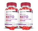 (2 Pack) Premier Keto ACV Gummies Extreme 2000MG Premier Keto Gummies Apple Sider Vinegar Formulado con Pomegranate Beet Juice Powder B12 Vegan Non GMO 120 Gummys