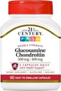 21st Century Glucosamine Chondroitin 500/400mg - Double Strength, cp 60 Count (22301)