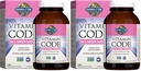 Garden of Life Vitamin Code Multivitamin for Women 50 & Over, B Vitamins, A, C, D3, E & K, CoQ10, Probiotics & Enzymes, for Women 50 Plus, 240 Capsules,(Pack of 2)