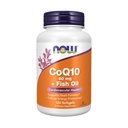 AHORA Suplementos de alimentos, CoQ10 60 mg con aceite de pescado Omega 3, Salud cardiovascular*, 120 Softgels