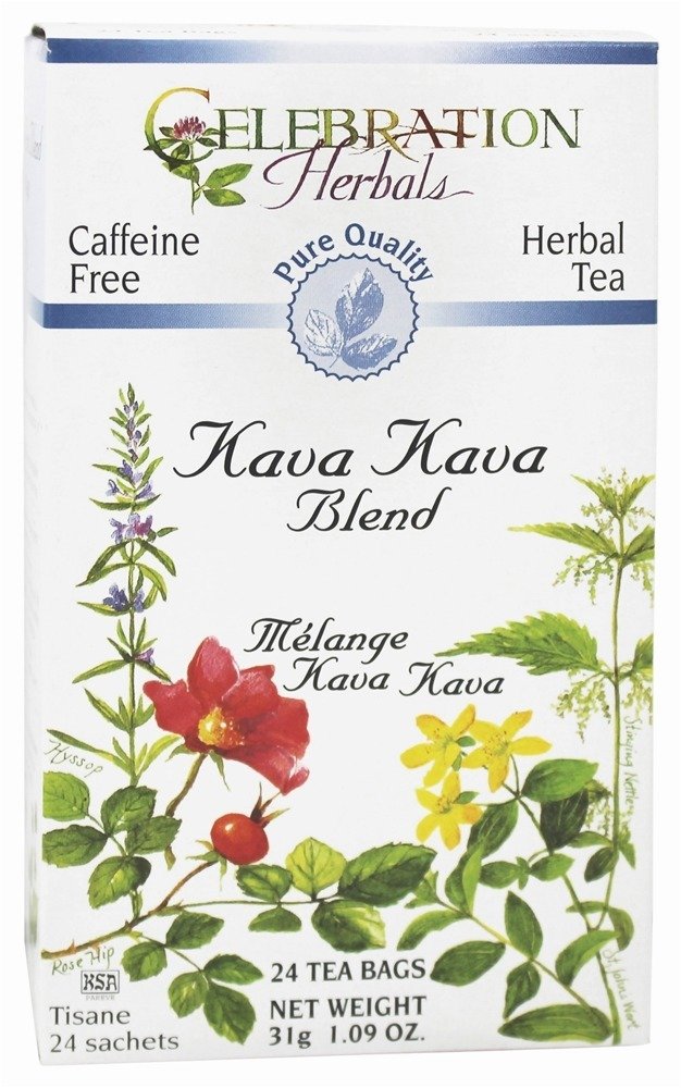 CELEBRACIÓN HERBALS Organic Kava Kava Tea, 24 CT