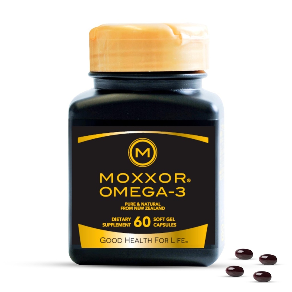 Omega 3 New Zealand Green Lipped Mussel Oil Soft Cap for Joint Support & Mobility, Heart & Immune Support, No Fishy Aftertaste, 1-Pack, 60Soft Capsules, 2-Soft Cap Per Day, 30 Day Supply