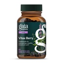 Gaia Herbs Vitex Berry - Soporta Equilibrio hormonal & Fertilidad en Mujeres - 60 Vegan Liquid Phyto-Capsules (30-Day Supply)