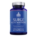 Thrivous Surge Acute Nootropic – Jitter-Free Energy & Focus Boost with Caffeine, L-Theanine & Panax Ginseng – 60 Vegetarian Capsules