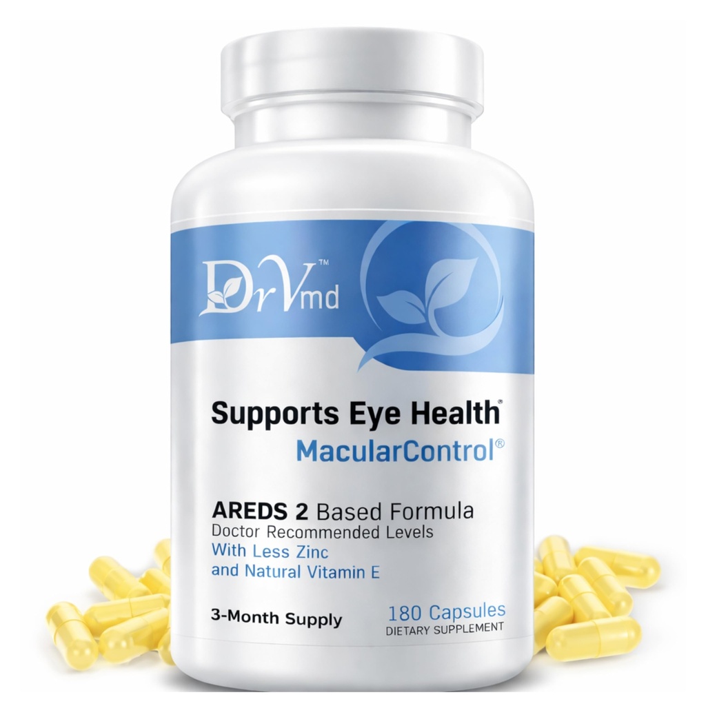 AREDS 2 Eye Vitamins by Dr. Vogel, MD Eye Surgeon – Lutein & Zeaxanthin (3 Month Supply) – 25 mg Zinc, Natural Vitamin E – Eye Health & Vision Support