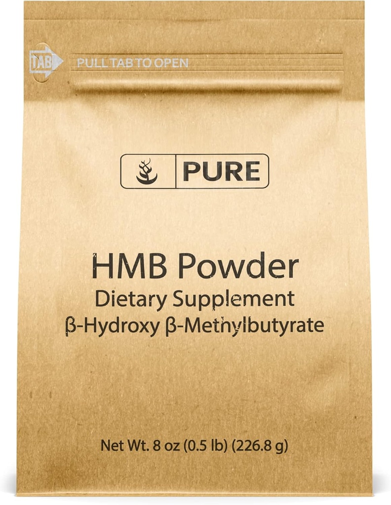 Ingredientes originales puros HMB (8oz) No GMO, Libre de gluten, Lab-Verified