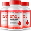 Blood Balance Blood Formula Support Supplement Capsules, Official BloodBalance Pills - Extra Strength, Premium Formula for Healthy Circulation & Stable Levels, All Natural Health Reviews (3 Pack)