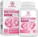 Multivitamínico Liposomal para Mujeres 1400MG - Mujeres Multi Vitaminas Suplementos diarios con Hierro, Vitamina A, C, D, E y B Complejo para la Salud Inmunitaria, Peluquería y Skin Support para Mujeres 18+,60 cápsulas Veganas