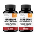 Sangluco Berberine Cinnamon Chromium Turmeric Apple Cider Vinegar Bitter Melon Supplement | Supports Healthy Levels Already Within Normal Range | 120 Capsules
