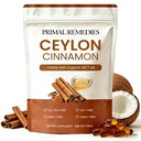 Ceylon Cinnamon Made with MCT Oil – 300 Softgels, Primal Remedies Ceylon Cinnamon Capsules, Non-GMO & Gluten Free (1 PCS)