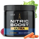 Nitric Boost Ultra Powder - Made in the USA, GMP-Certified, Non-GMO, Non-Habit Forming Formula - 30 Servings, 1 Month Supply