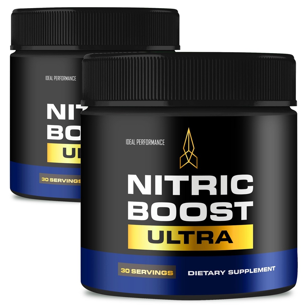 Nitric Boost Ultra Purple Powder, Nitric Boost Ultra for Men Official Formula to Support Energy Levels - Maximum Strength, Nitric Booster Ultra BCAA, NitricBoost Ultra Powder Support Reviews (2 Pack)