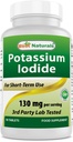 Best Naturals Potassium Iodide 130 mg per Serving - Dietary Supplement, 90 Tablets (1)