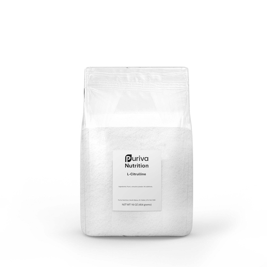 L-Citrulline Powder, 1 Pound, (Pure; not diluted with Malate/Malic Acid)