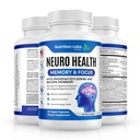 Nootropic & Neuro Brain Supplement for Memory & Focus Support. Clinically Tested Vitamins for Mental Support & Cognitive Clarity W/Bacopa Monnieri, VIT A, B6, Riboflavin, Niacin, Thiamin & Folate