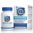 Brain Supplements for Memory and Focus | Natural Herbal Formula, Clarity & Cognitive Improvement for Men & Women | 90 Capsules