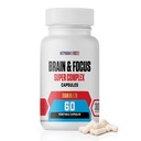 Brain & Focus Nootropic Super Complex Supplement for Brain Support and Performance, Improved Focus Memory and Mental Performance