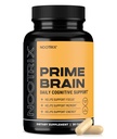 Nootrix Prime Brain Nootropic Supplement | Supports Memory, Mental Focus, Cognitive Health & Energy | Promotes Healthy Mood & Brain Function | Ginkgo Biloba, Lion's Mane & L Theanine | 30 Capsules
