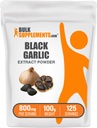 BulkSupplements.com Black Garlic Extract Powder - Aged Garlic Extract, Herbal Supplement - Vegan & Gluten Free, 800mg per Serving, 100g (3.5 oz) (Pack of 1)