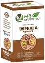Metrol MR Ayurveda 100% Herbal Triphala Powder | Triphala Powder for Hair | Triphala Powder Organic | Triphala Powder for Face | Triphala Powder for Skin | No Added Chemicals, 100 Grams