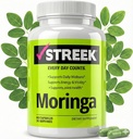 Streek Moringa Capsules – Pure Moringa Oleifera Leaf Powder Supplement, 800 mg per Serving, 60 Capsules