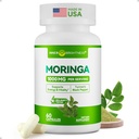 Inner Brightness Moringa Capsules 1000mg Per Serving – 10:1 Moringa Leaf Extract Green Superfood for Energy & Immune Support – Vegan, Non-GMO, 60 Count, Made in USA