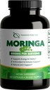 Transfer Point Moringa Oleifera Capsules 800 mg per Serving, Organic Leaf Supplement for Energy, Antioxidant & Immune Support, 60 Veggie Capsules (30 Day Supply)