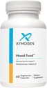 XYMOGEN Mood Food - Nervous System, Relax &amp; Mood Support Supplement - Folate, B12, B6 con Magnesium, 5-HTP &amp; GABA Suplemento - Vegan " Non-GMO (60 cápsulas)