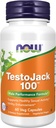 AHORA Suplementos de alimentos, TestoJackTM 100 con LJ100®, un potente extracto estandarizado de Tongkat Ali (Eurycoma longifolia), Tribulus y ZMA®, 60 cápsulas de verduras