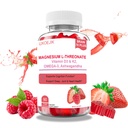 Magnesium L-Threonate Gummies - with Vitamin D, K2 & Omega-3 Fish Oil - Brain Health, Memory and Sleep Support - Vegan Non-GMO, Natural Berry Flavor (90)