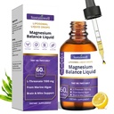 Magnesium L-Threonate Liquid Drops 1500mg High Absorption Brain Supplement for Memory Focus Sleep Sugar Free Vegan 2.04 Fl Oz,GMP Certification Applies to Both Kids and Adults