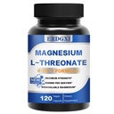 Magnesium L-threonate Supplement 2000mg,Magnesium Threonate with Vitamin C & Vitamin D3,High-Absorption,Max Potency,Support Clarity,Zzz &Immune,Non-GMO & Gluten Free,120 Capsules (Pack of 1)